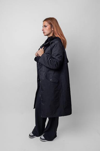 Lined parka