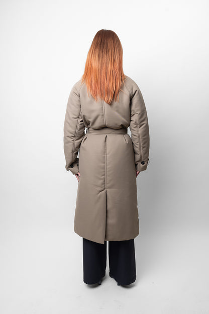 Curved Long Coat