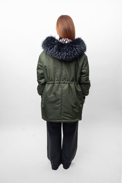 Long reversible Parka