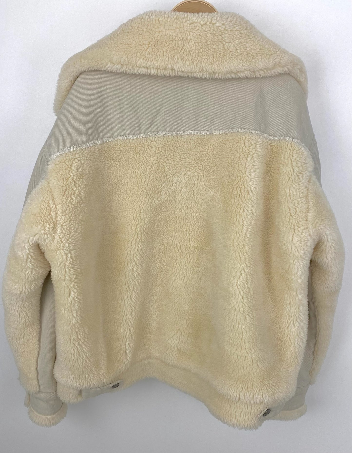 Oversized Wool Skin-Effect Jacket