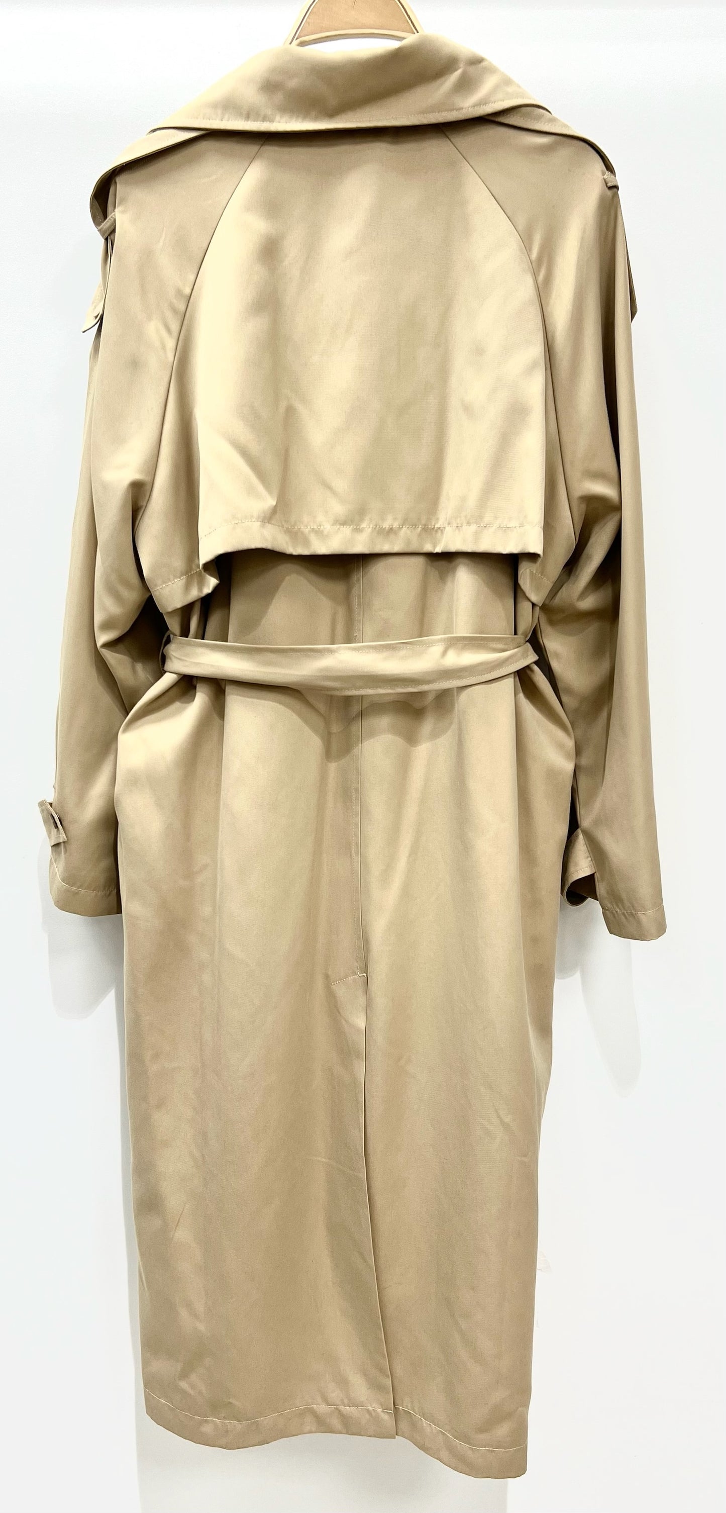 Long Trench Coat with Belt